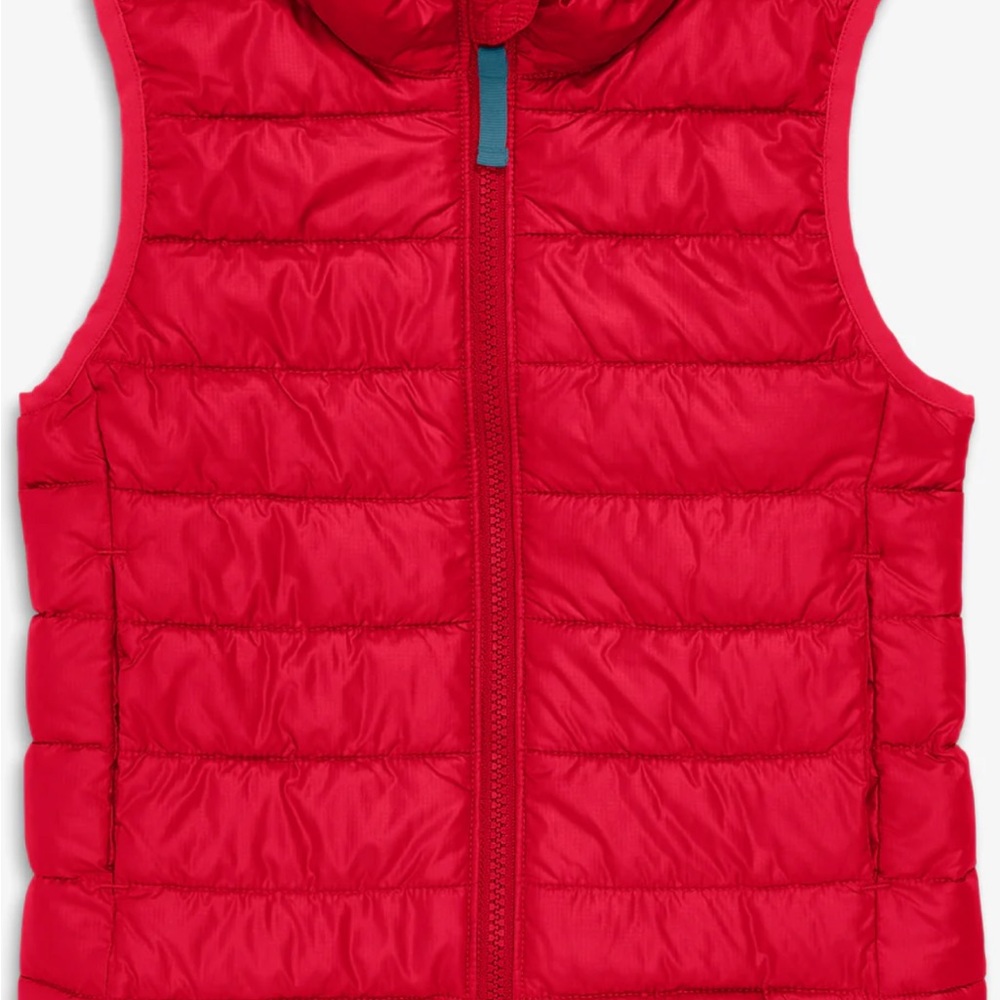 Primary Kids Red Puffer Vest